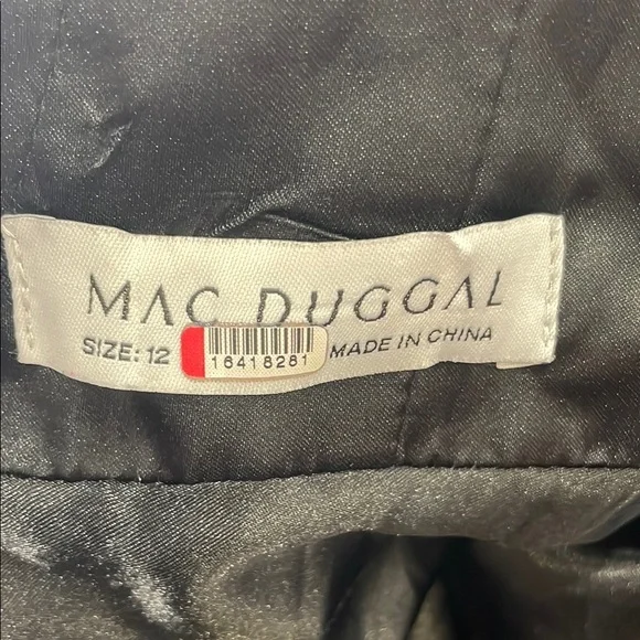 Ieena for Mac Duggal Ruffled Floral Gown, Size 12 - Picture 6 of 16